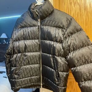 DIOR HOLOGRAM BLACK PUFFER